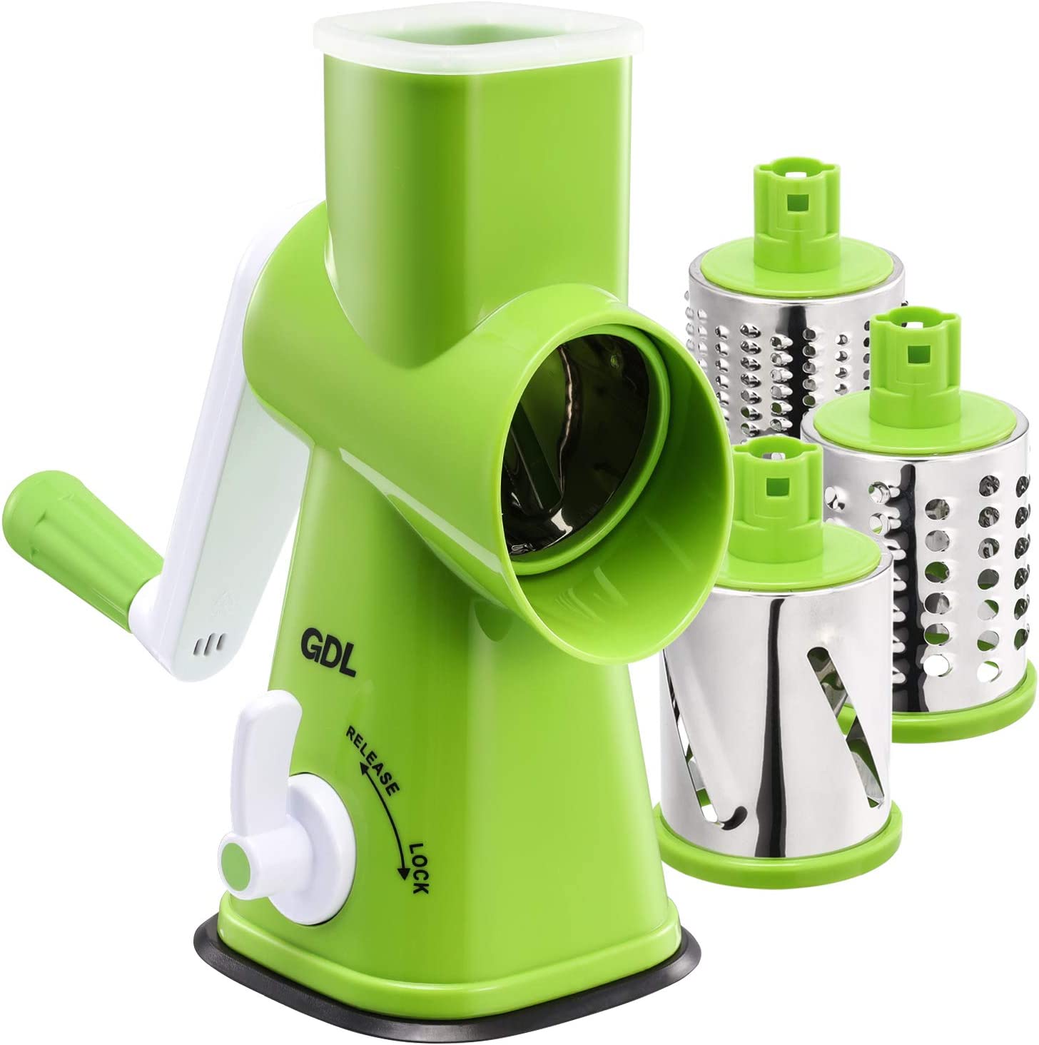 Rotary Cheese Grater, Kitchen Vegetable Slicer,rotary Grater Slicer For  Fruit, Vegetables, Nuts