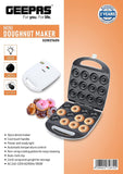 Geepas GDM3760 12 Pieces Doughnut Maker (Black and White)…
