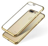 iPhone 7 Plus Soft Case with Premium Electroplating Finish - Gold Color