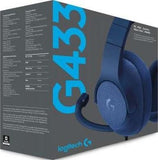 Logitech G433 7.1 Wired Surround Gaming Headset (Royal Blue) | 981-000687