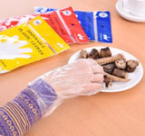 Eco-friendly Disposable Gloves One-off Plastic Gloves 100Pcs/Pack