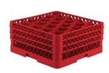 Vollrath Traex Rack Max Full-Size Red 20-Compartment 8" Glass Rack - SnapZapp
