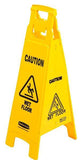 Rubbermaid Yellow 4-Sided 38" Wet Floor Sign - SnapZapp