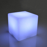 Rechargeable LED Cube Outdoor Light, 15x15 cm - NSGT