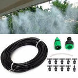 Patio Misting Kit Assembly - 1/4 Inch Misting Line- Make your own Misting System - Easy to build and Install - 5 Minute Installation 