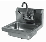 Encore® FS20-101405KB Stainless Steel Wall Mount Hand Sink - SnapZapp