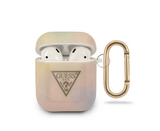 Guess TPU Tie and Dye Case Electroplate Logo for Airpods 1/2