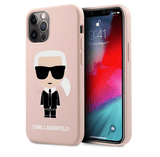 Karl Lagerfeld Liquid Silicone Case Ikonik Full Body for Apple iPhone 12