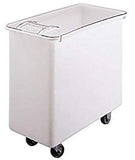 Cambro IB36148 34 Gallon / 540 Cup White Flat Top Mobile Ingredient Storage Bin with Sliding Lid - SnapZapp