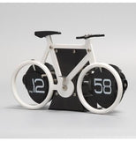 Romly Bike Shape Design Flip Clock White
