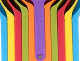 6 Pcs of Multicolor Plastic Measuring Spoons Set - SnapZapp