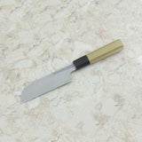 3.93 Sun White Steel Kasumi Kamagata Usuba #8, Traditional Handle w/ Inlay – 113 grams - SnapZapp