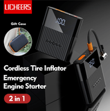 Licheers LC-302 Cordless Tire Inflator Car Emergency Engine Starter 8800mah Power Bank - SnapZapp