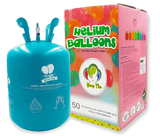 PARTY TIME - 9 Inches Helium Tank that Inflates 30 Balloons