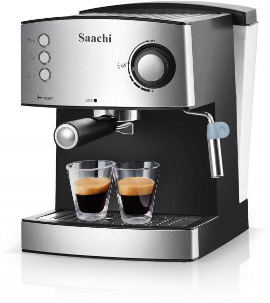 Saachi Liquid Single Serve Coffe Maker,Black - 7056