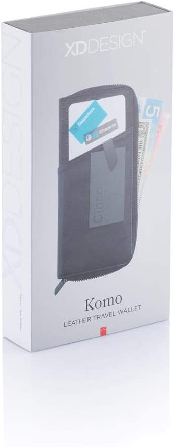 XD design Komo real leather unisex travel wallet