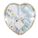 Lilsoft New Born Baby's Clothing Gift Set Box 7 Pcs For Boys