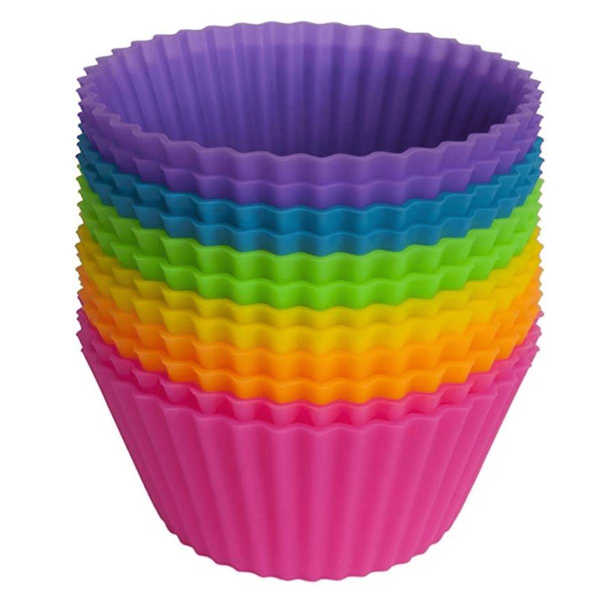 Reusable Silicone Baking Cups - Set of 12