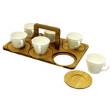 Liying Porcelain Coffee/Tea Set 120ml, White