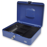 Cash Box Steel Blue Color With key lock