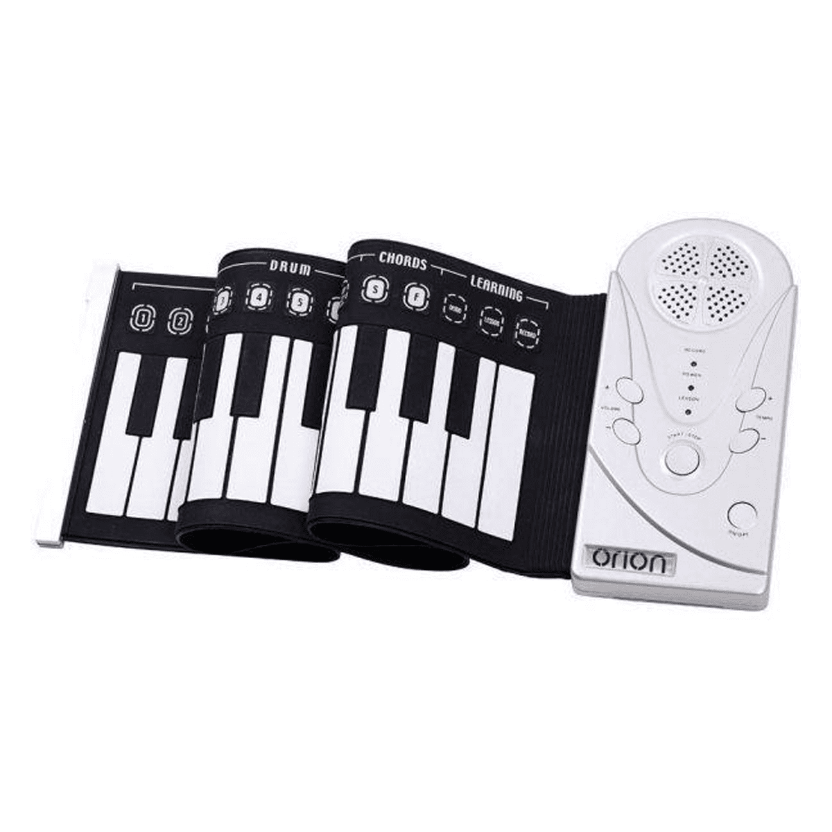 Electronic 49-Keys Piano Portable Flexible Foldable Roll Up Soft Piano Keyboard