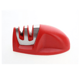 Two Stages Ceramic Knife Sharpener with Non-Slip Rubber Base