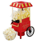 Electric Hot Air Popcorn Maker Popper Machine Old Style Trolly Home Party Fun - SquareDubai
