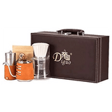 Coffee Maker with Cup Kettle + Filter Paper + Coffee Grinder Kit