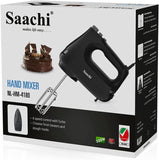 Saachi 6-Speed Hand Mixer NL-HM-4180-BK