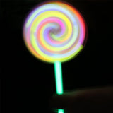 Light-up Glowstick A Rotatable Candy Glow Colored Lollipop 8"