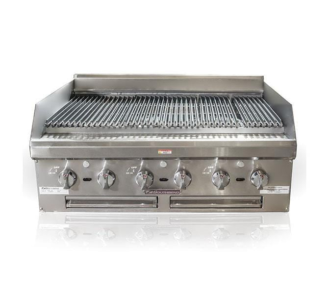 Southbend HDCL-36 Charbroiler gas countertop lava rock burners