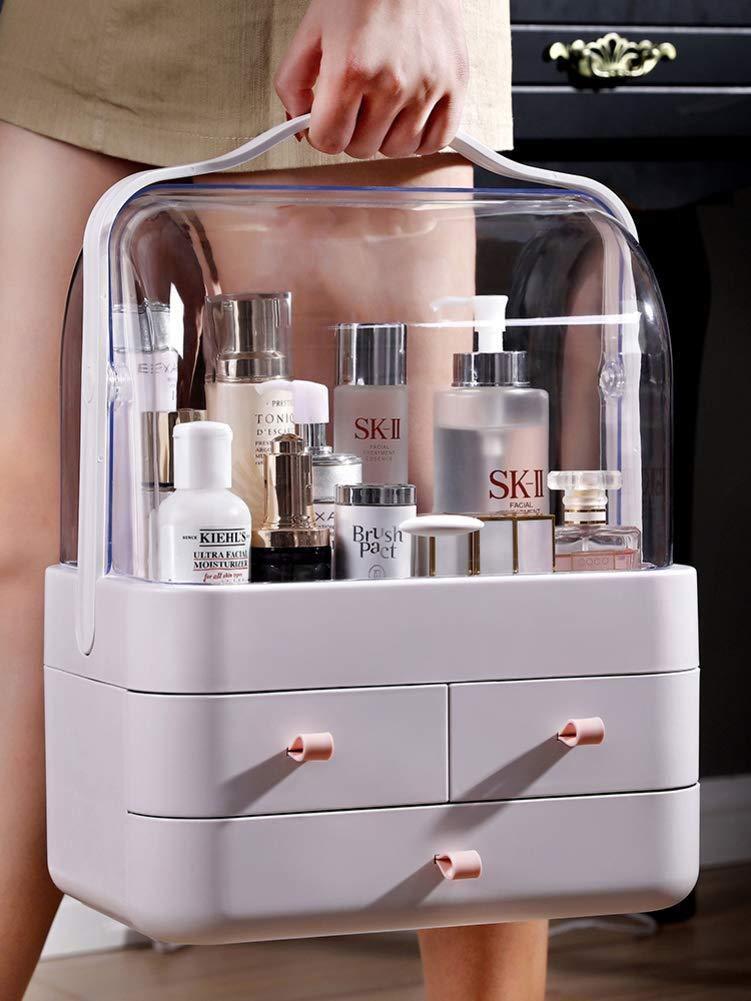 Dust-Proof with Cover Cosmetic Organizer Storage Box