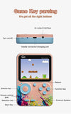 MiRUSI G5 Retro 3 inch Handheld Game Console Built-in 500 Classical FC Games Support for Connecting TV & Two Players (Pink)