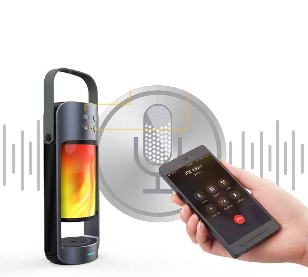 Alpha Flame LED bluetooth speaker& wireless charger