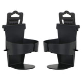 Black Universal Plastic Car Cup Holder for Water Cup  Pack of 2