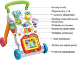Fiddly's Sit-to-Stand Multi-Function Learning BabyWalker with Music Piano,Mini Phone & Learning Case Educational Learn Walk Toyfor Babies & Kids (Multi),TFB-2in1Walker