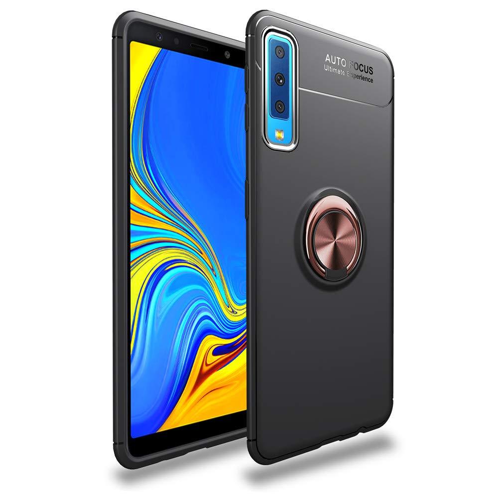 Samsung Galaxy A70 Case, Magnetic Car Mount Dedicated Cover With  Ring Holder