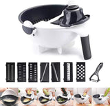 9 in 1 Multifunction Vegetable Cutter with Drain Basket - SnapZapp