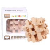 Educational Toys Interesting Unlock Wooden Puzzle ADE7854 - SquareDubai