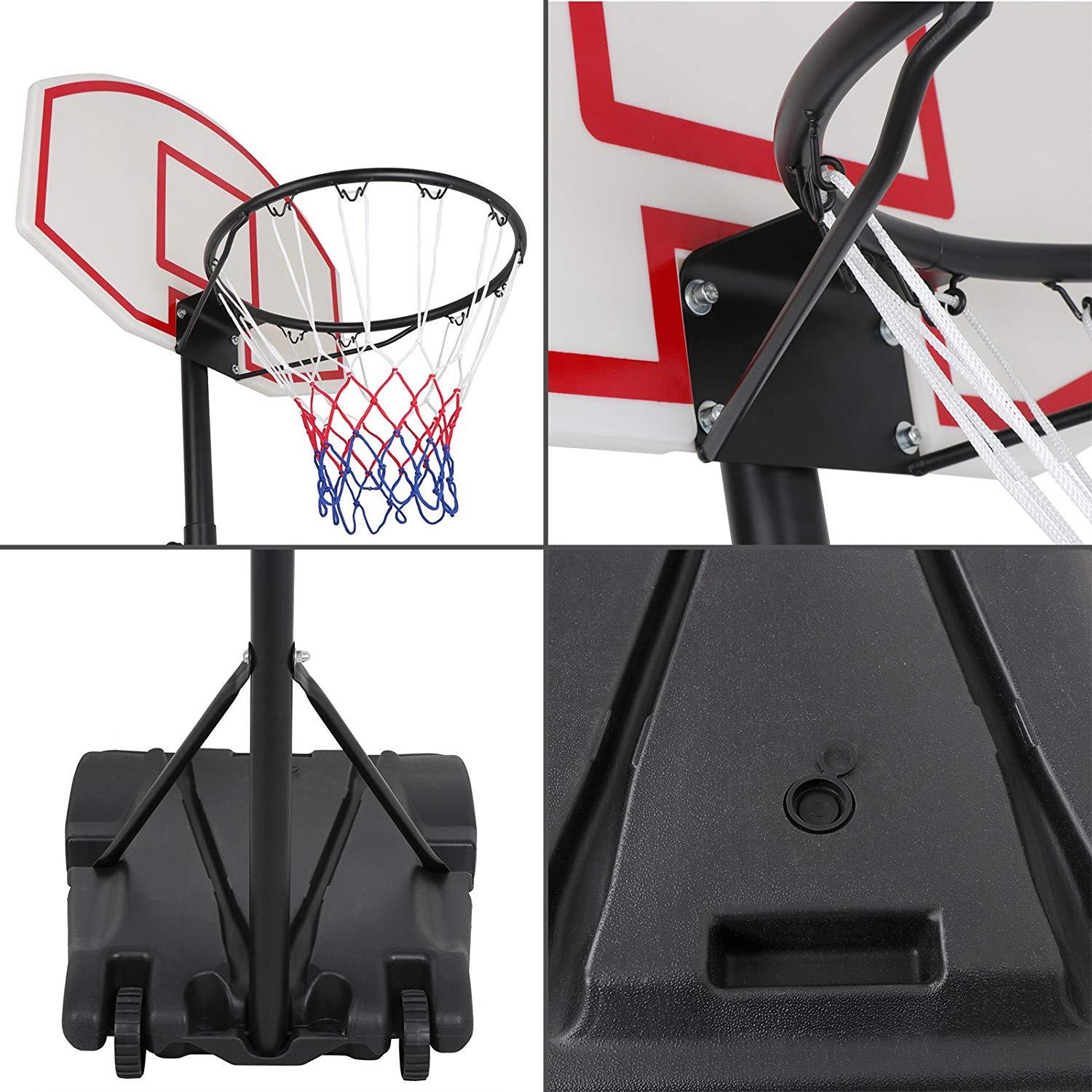 Adjustable Basketball Stand & Hoop Set