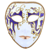 Daweigao Party Mask - M4100, Purple and White - SnapZapp