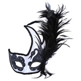 Daweigao Party Mask - PF3189, Black and Silver - SnapZapp