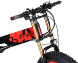 Aest Fat E Folding Bike Black-Red