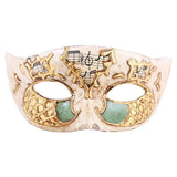 Daweigao Party Mask - J7808, Beige and Green - SnapZapp