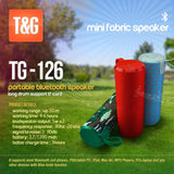 TG-126 Stereo Portable Wireless Bluetooth Speaker - T&G