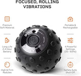 LifePro 4-Speed Vibrating Massage Ball - Revolutionary Lacrosse Ball Deep Tissue Trigger Point Therapy - Vibration Roller Ball for Plantar Fasciitis, Yoga Therapy, Mobility, Myofascial Release Tools