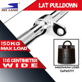 lat pulldown bar Weight Machine Accessories for Home Gym Training EM-9236-R, Chrome