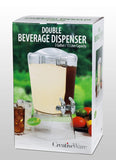 CreativeWare Double Beverage Dispenser with 2 Spouts