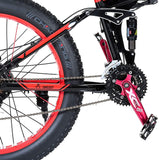 Aest Fat E Folding Bike Black-Red