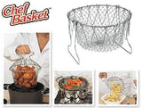 Chef Basket Cooker Strainer 12 in 1 Kitchen Tool - SquareDubai